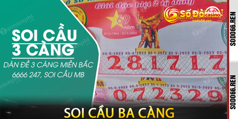 Soi cầu ba càng